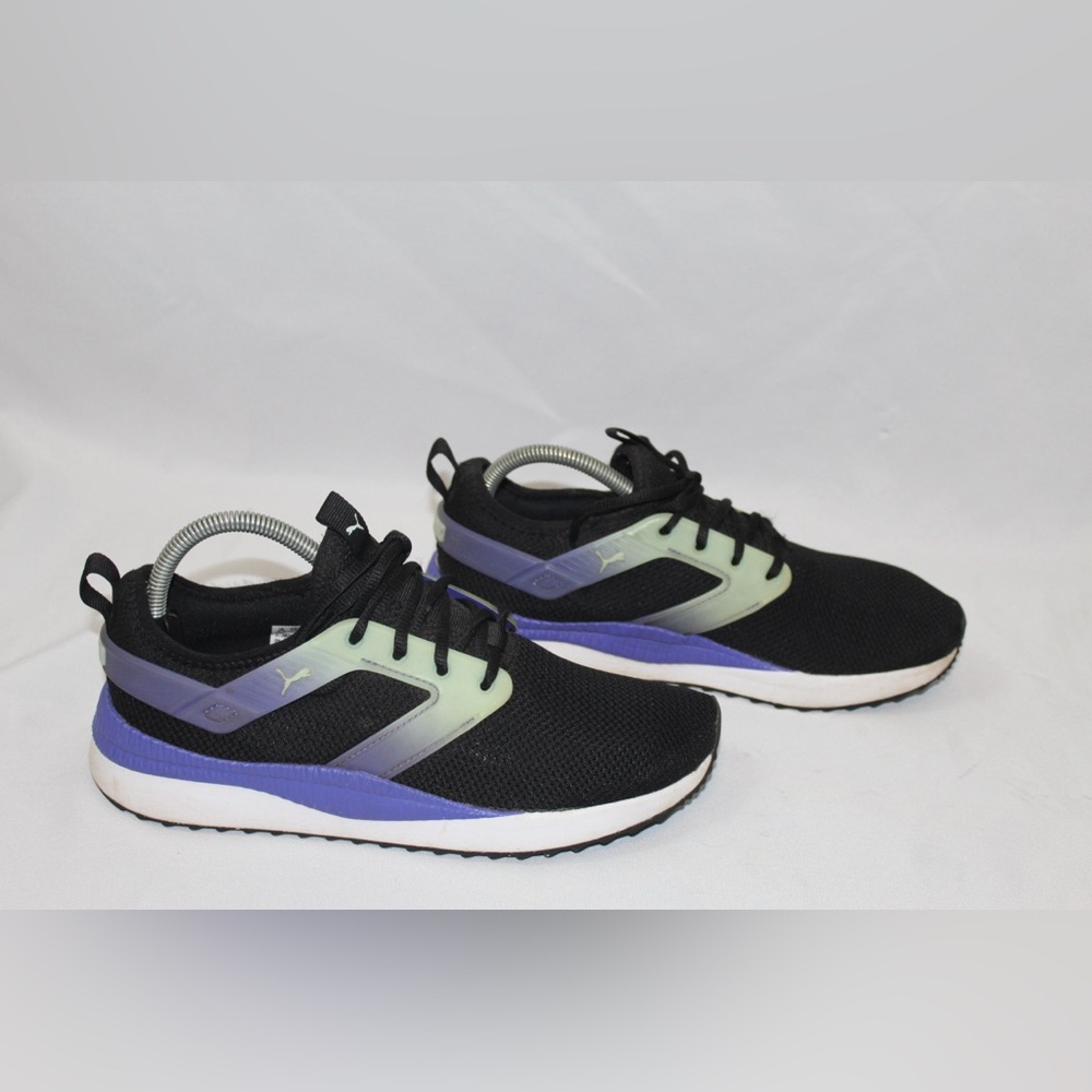 Puma Pacer Next Excel Lace Up Size 9 Puma Black/Blue Sneakers Shoes